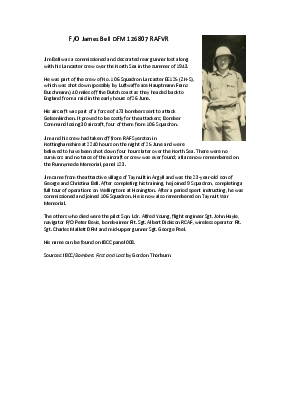 A preview of a PDF biography for Bell, James